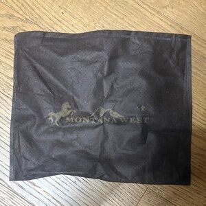 - MONTANA WEST Brown Dust Bag with Gold Logo